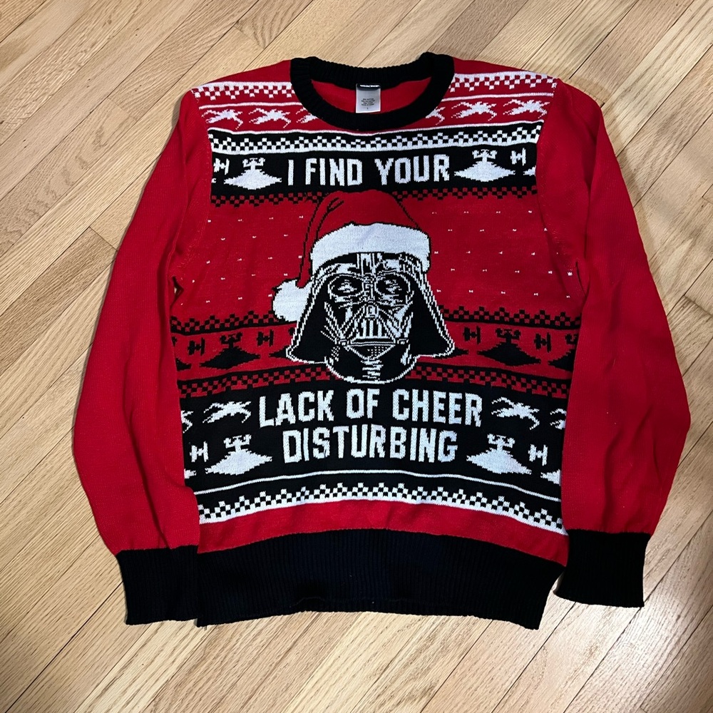 Star Wars Ugly Christmas Sweater Mens size L or Women’s size XL